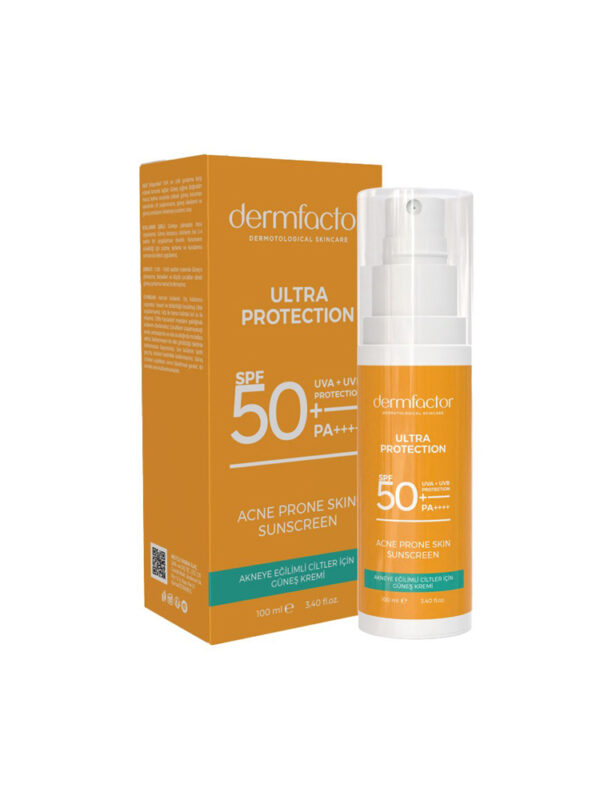 DERMFACTOR ULTRA PROTECTION AKNEYE EĞİLİMLİ CİLT TİPLERİ İÇİN GÜNEŞ KREMİ