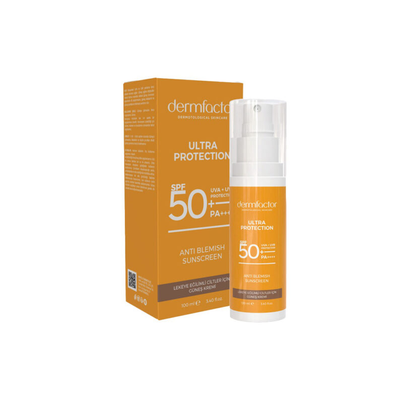 DERMFACTOR ULTRA PROTECTION LEKEYE EĞİLİMLİ CİLT TİPLERİ İÇİN GÜNEŞ KREMİ